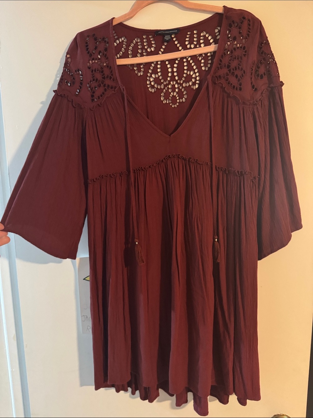 American Eagle women’s dress in Burgundy size medium